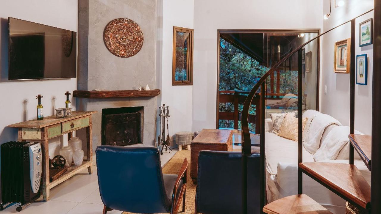 Duplex Com Lareira E Tv Smart Em Meio A Natureza Campos do Jordão