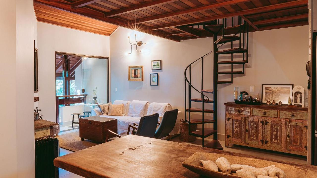 Apartamento Duplex Com Lareira E Tv Smart Em Meio A Natureza